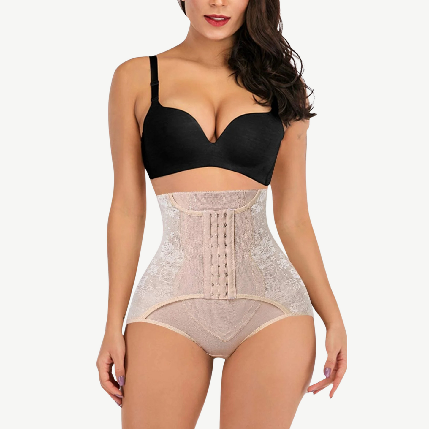 Culotte Gainante Taille Haute avec Ceinture Intégrée | Curvia