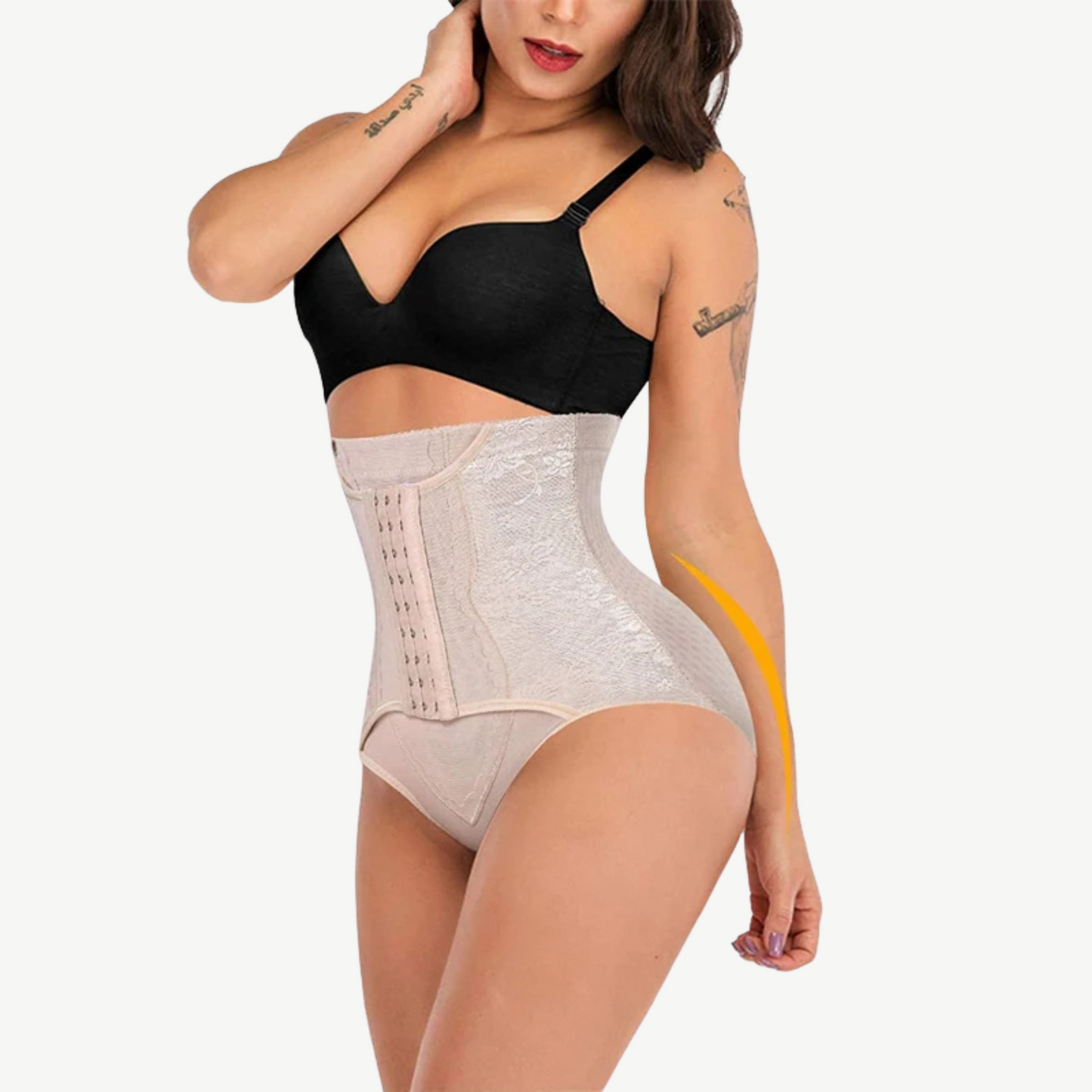 Culotte Gainante Taille Haute avec Ceinture Intégrée | Curvia