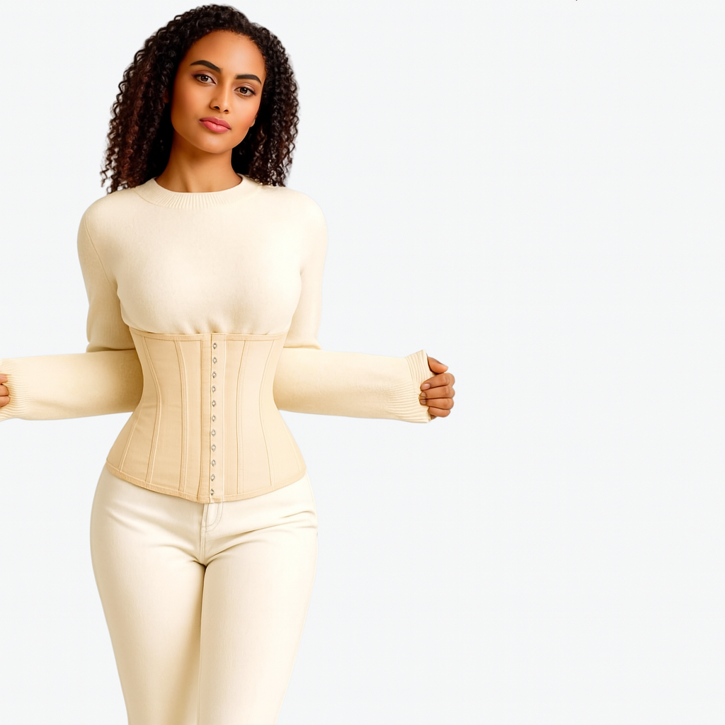 Gaine Femme Sculptante – Crochets & Ceinture Ajustable | Confort Curvia