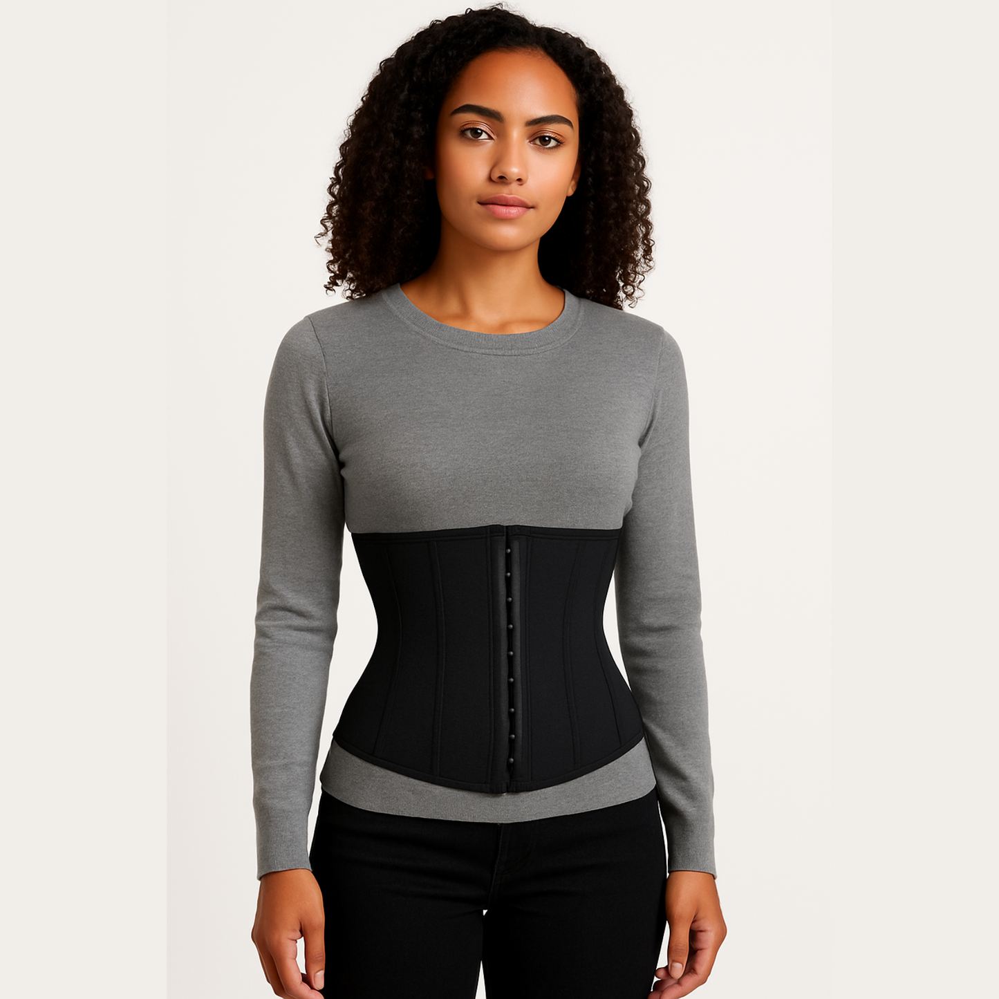 Gaine Femme Sculptante – Crochets & Ceinture Ajustable | Confort Curvia
