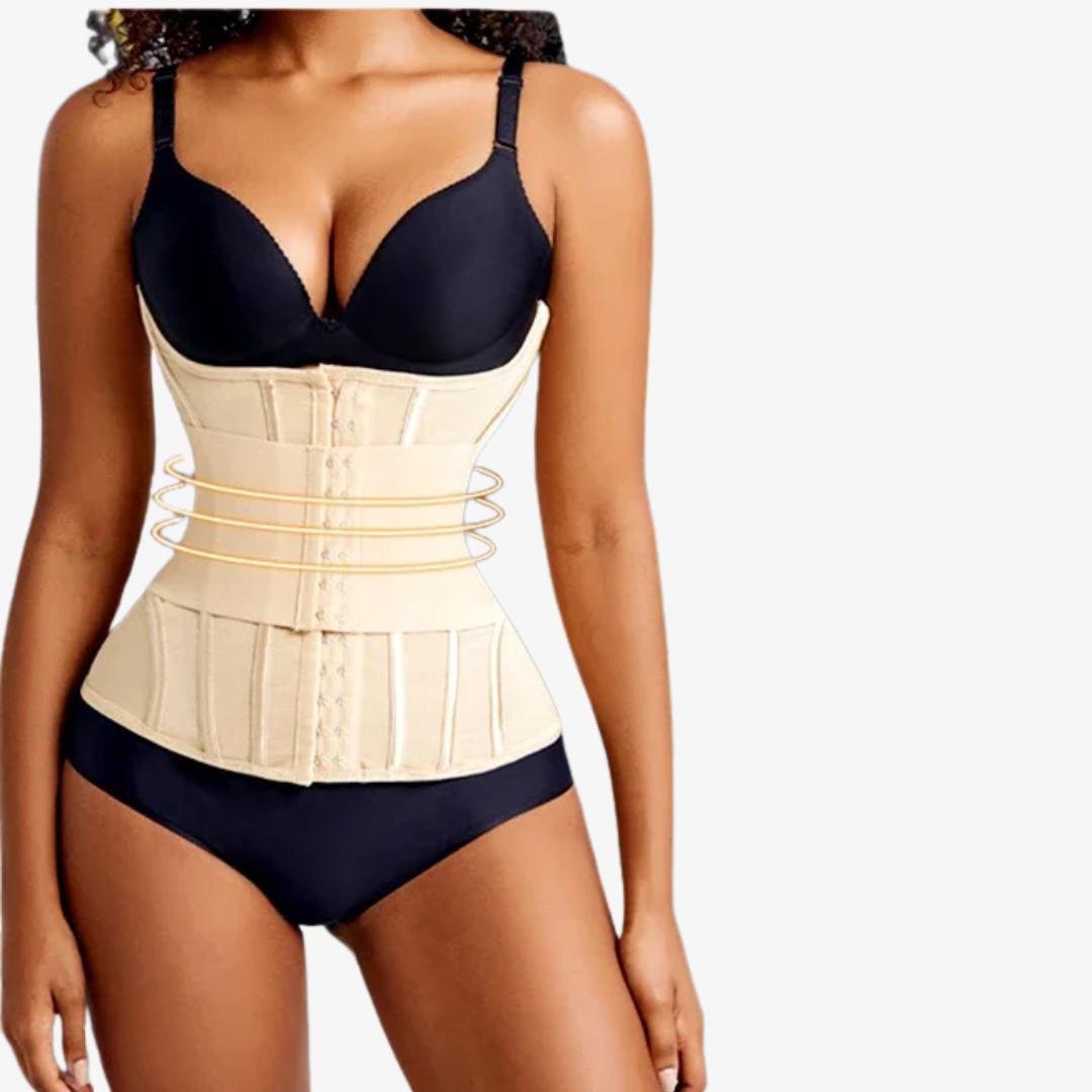 Gaine Femme Sculptante – Crochets & Ceinture Ajustable | Confort Curvia