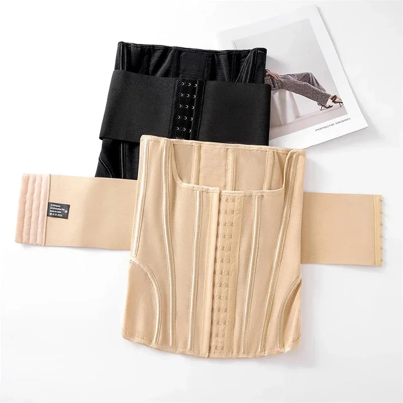 Gaine Femme Sculptante – Crochets & Ceinture Ajustable | Confort Curvia