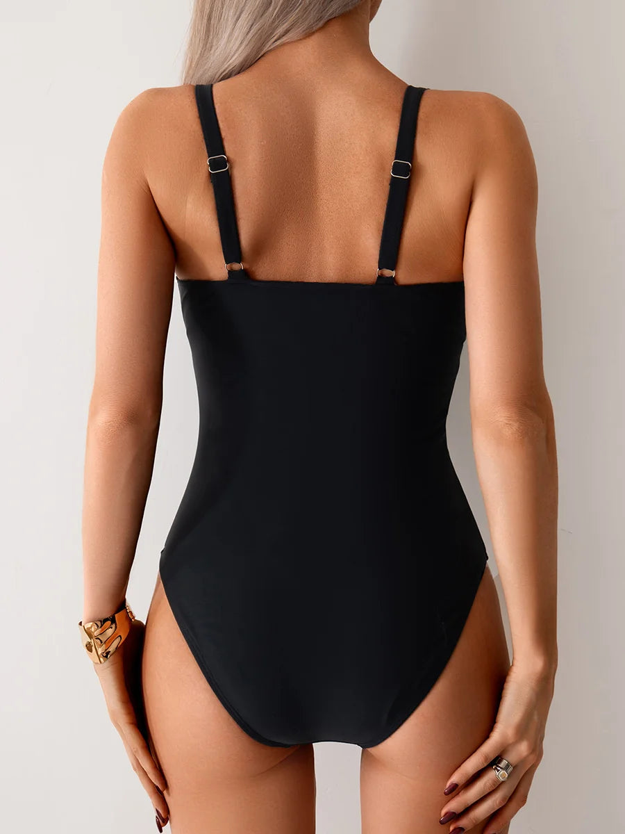 Maillot de Bain Gainant Croisé – Maintien Chic & Confort | Curvia