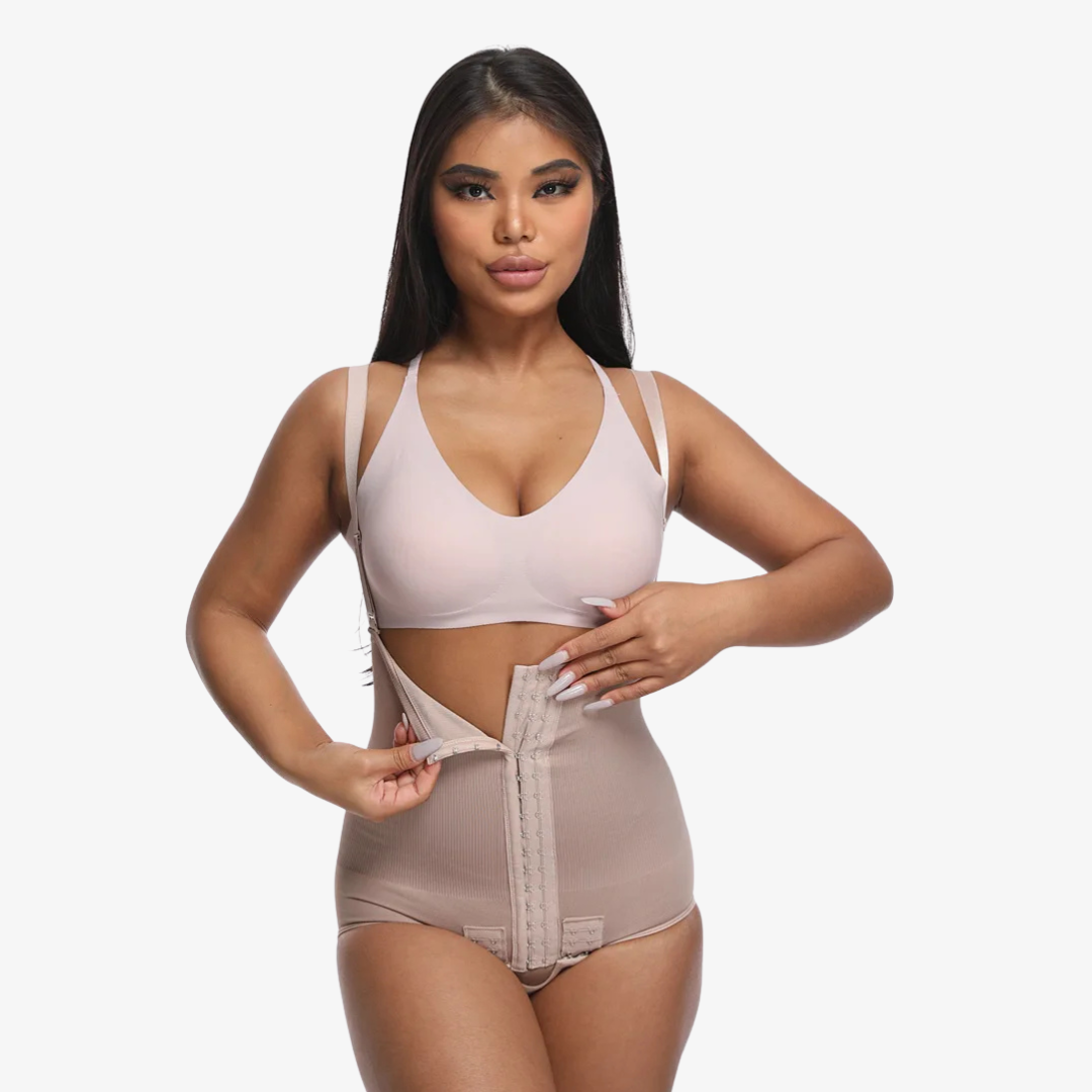 Short Gainant à Bretelles – Taille Haute & Maintien Confortable | Curvia