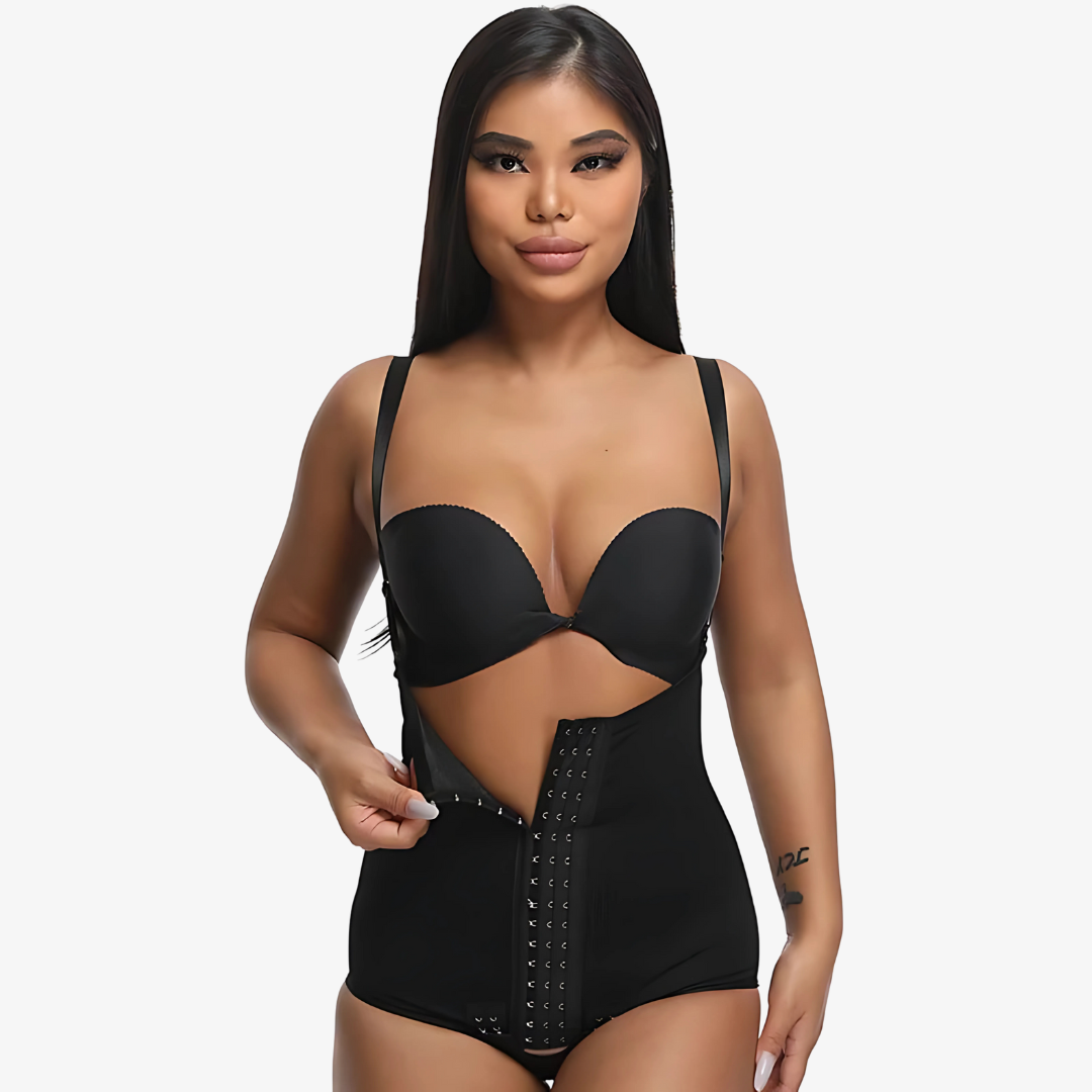 Short Gainant à Bretelles – Taille Haute & Maintien Confortable | Curvia