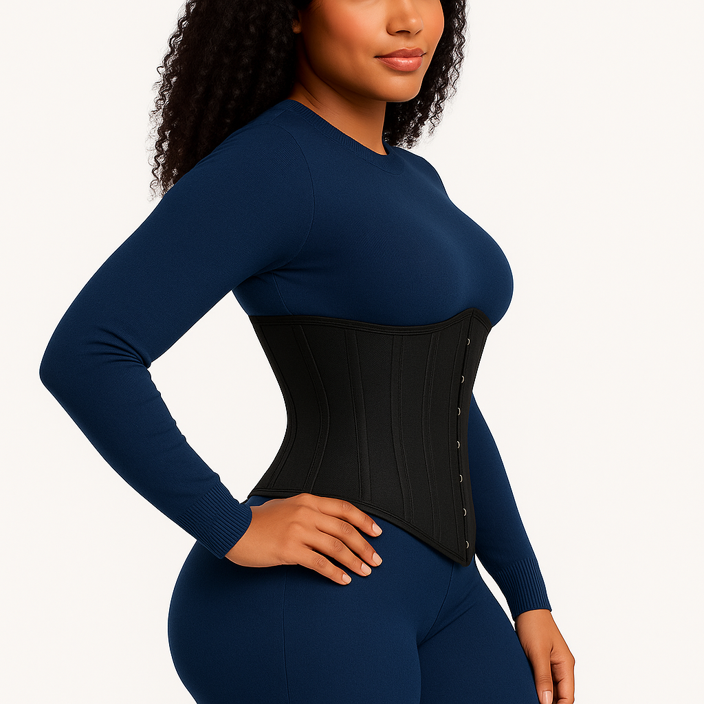 Gaine à Crochets Femme – Maintien Taille & Confort Respirant | Curvia