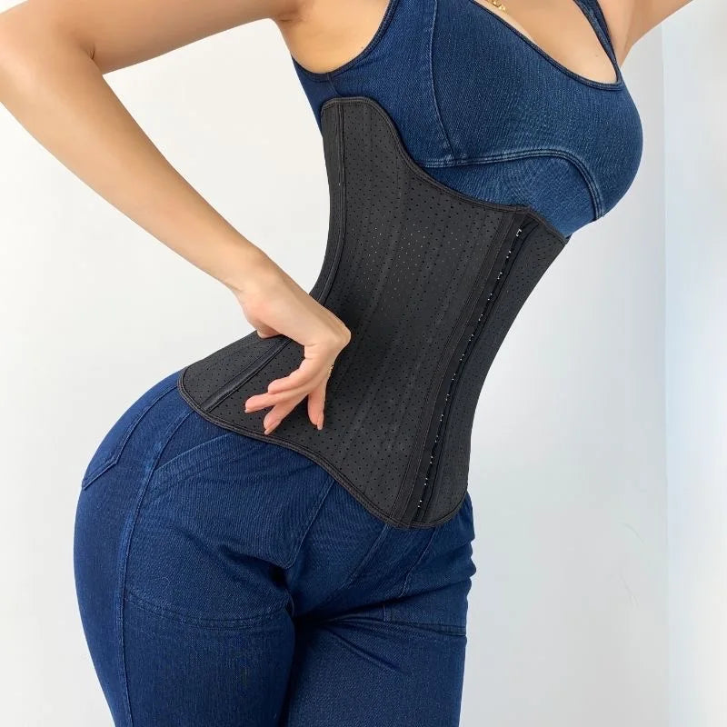 Gaine à Crochets Femme – Maintien Taille & Confort Respirant | Curvia