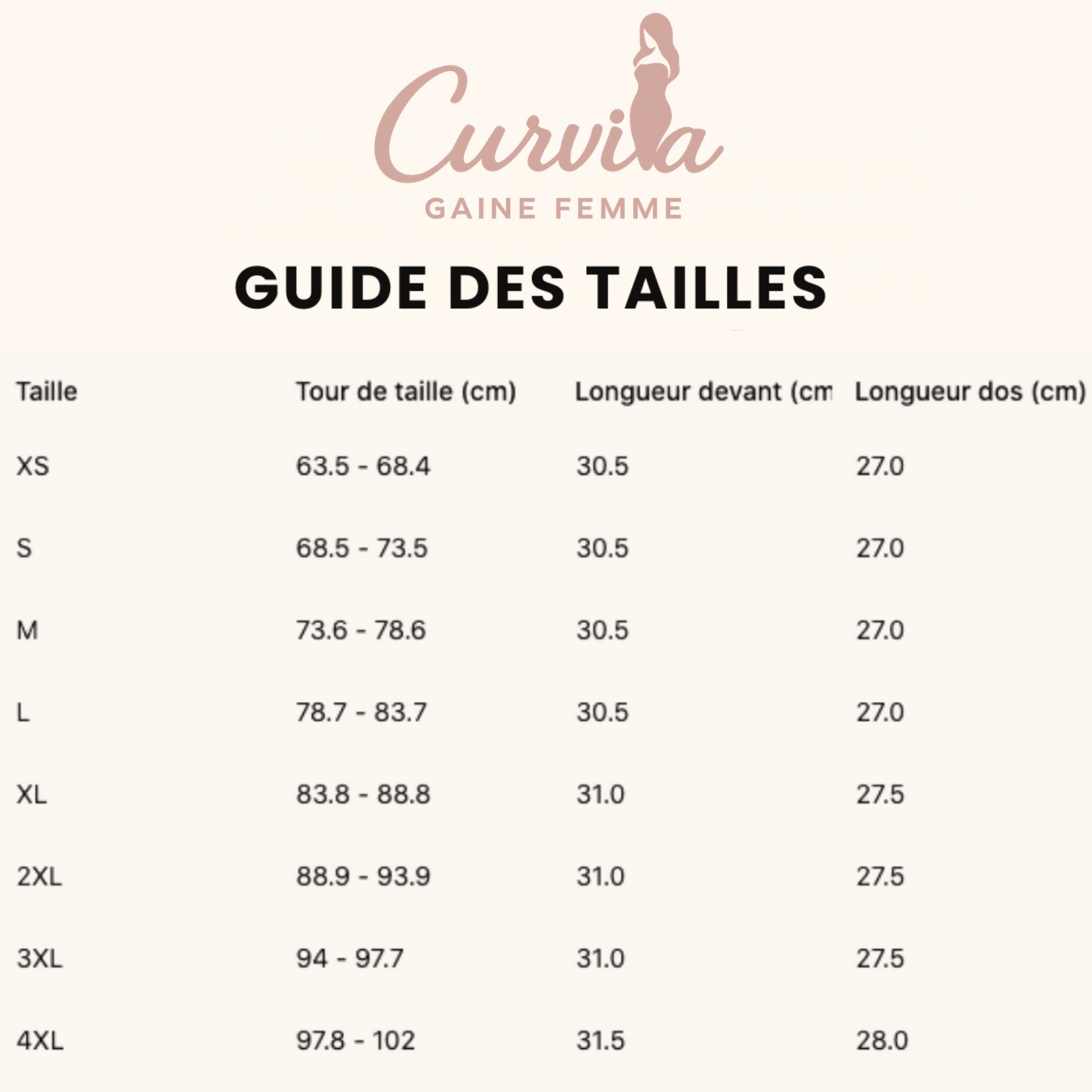 Gaine à Crochets Femme – Maintien Taille & Confort Respirant | Curvia