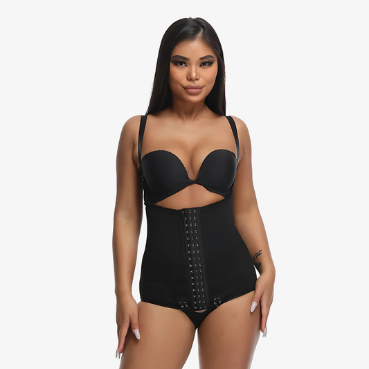 Short Gainant à Bretelles – Taille Haute & Maintien Confortable | Curvia